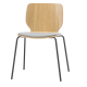 NIM&#x20;Stuhl&#x20;mit&#x20;Vierfu&#xDF;gestell&#x20;&#x28;Sitzschale&#x20;aus&#x20;Holz&#x29;