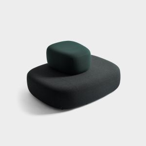 Ø System bottom 6 Fabric consumption (140 cm): 3,9 m Leather consumption: 120 feet CBM: 1,5 Dimensions (WxDxH): 135x163x42 - Seating height: 42 cm