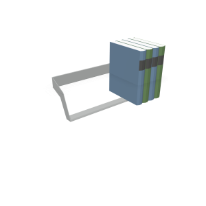 LO Plug Wandregal High Five\n\r486 x 137 x 157 mm